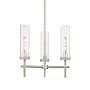 Innovations Lighting Lincoln 3 Light 21" Wide Pendant Satin Nickel / Clear