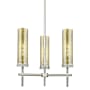 Innovations Lighting Lincoln 3 Light 21" Wide Pendant Satin Nickel / Mercury