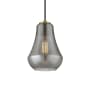 Innovations Lighting Fairfield 7" Wide Mini Pendant Brushed Brass / Plated Smoke