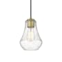 Innovations Lighting Fairfield 7" Wide Mini Pendant Brushed Brass / Seedy