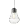 Innovations Lighting Fairfield 7" Wide Mini Pendant Matte Black / Seedy