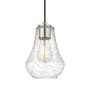 Innovations Lighting Fairfield 7" Wide Mini Pendant Polished Nickel / Seedy