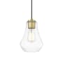 Innovations Lighting Fairfield 7" Wide Mini Pendant Satin Gold / Clear