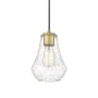 Innovations Lighting Fairfield 7" Wide Mini Pendant Satin Gold / Seedy