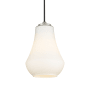 Innovations Lighting Fairfield 7" Wide Mini Pendant Brushed Satin Nickel / Matte White