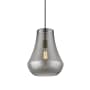Innovations Lighting Fairfield 12" Wide Pendant Brushed Brass / Plated Smoke