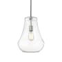 Innovations Lighting Fairfield 12" Wide Pendant Polished Nickel / Clear