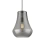 Innovations Lighting Fairfield 12" Wide Pendant Brushed Satin Nickel / Plated Smoke