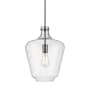 Innovations Lighting Norwalk 12" Wide Pendant Polished Nickel / Clear