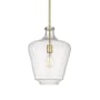 Innovations Lighting Norwalk 12" Wide Pendant Satin Gold / Seedy