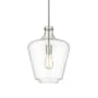 Innovations Lighting Norwalk 12" Wide Pendant Brushed Satin Nickel / Clear