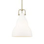 Innovations Lighting Haverhill 14" Wide Pendant Brushed Brass / Matte White