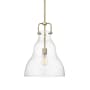 Innovations Lighting Haverhill 14" Wide Pendant Brushed Brass / Seedy