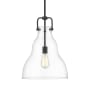 Innovations Lighting Haverhill 14" Wide Pendant Matte Black / Clear