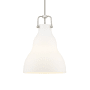 Innovations Lighting Haverhill 14" Wide Pendant Brushed Satin Nickel / Matte White