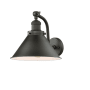 Innovations Lighting Briarcliff Single Light 12" Tall Bathroom Sconce with Multiple Shade Options Oil Rubbed Bronze / Metal