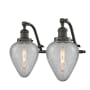 Innovations Lighting Geneseo 2 Light 18" Wide Bathroom Vanity Light Oiled Rubbed Bronze / Clear Crackle