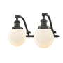 Innovations Lighting Beacon 2 Light 16" Wide Bathroom Vanity Light Oil Rubbed Bronze / Matte White