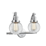 Innovations Lighting Beacon 2 Light 16" Wide Bathroom Vanity Light Polished Chrome / Clear