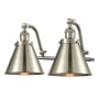 Innovations Lighting Appalachian 2 Light 18" Wide Bathroom Vanity Light Brushed Satin Nickel