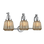 Innovations Lighting Chatham 3 Light 28" Wide Bathroom Vanity Light Polished Chrome / Mercury Plated