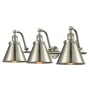 Innovations Lighting Appalachian 3 Light 28" Wide Bathroom Vanity Light Brushed Satin Nickel