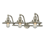 Innovations Lighting Railroad 3 Light 28" Wide Bathroom Vanity Light Satin Brushed Nickel / Brushed Satin Nickel