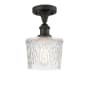 Innovations Lighting Niagra 7" Wide Semi-Flush Ceiling Fixture Oil Rubbed Bronze / Clear
