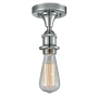 Innovations Lighting Single Light 4-1/2" Wide Semi-Flush Ceiling Fixture Polished Chrome