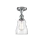 Innovations Lighting Ellery 5" Wide Semi-Flush Ceiling Fixture Polished Chrome / Clear