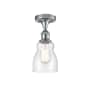 Innovations Lighting Ellery 5" Wide Semi-Flush Ceiling Fixture Polished Chrome / Seedy