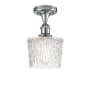 Innovations Lighting Niagra 7" Wide Semi-Flush Ceiling Fixture Polished Chrome / Clear