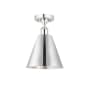 Innovations Lighting Cone 8" Wide Semi-Flush Ceiling Fixture Polished Chrome