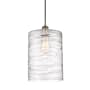 Innovations Lighting Cobbleskill 9" Wide Mini Pendant Deco Swirl / Antique Brass