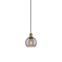 Innovations Lighting Athens Deco Swirl 6" Wide Suspension Mini Pendant Antique Brass
