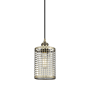 Innovations Lighting Nestbrook 5" Wide Cage Mini Pendant with Shade Antique Brass