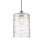Innovations Lighting Cobbleskill 9" Wide Mini Pendant Deco Swirl / Antique Copper