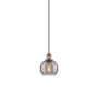 Innovations Lighting Athens Deco Swirl 6" Wide Suspension Mini Pendant Antique Copper