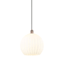 Innovations Lighting White Venetian 14" Wide Suspension Pendant Antique Copper