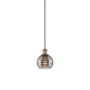 Innovations Lighting Rochester 6" Wide Suspension Mini Pendant Antique Copper / Smoked