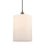 Innovations Lighting Cobbleskill 9" Wide Mini Pendant Matte White / Black Antique Brass