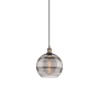 Innovations Lighting Rochester 10" Wide Suspension Pendant Black Antique Brass / Smoked