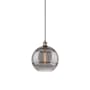 Innovations Lighting Rochester 12" Wide Suspension Pendant Black Antique Brass / Smoked