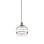 Innovations Lighting Rochester 10" Wide Suspension Pendant Brushed Brass / Clear