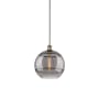 Innovations Lighting Rochester 12" Wide Suspension Pendant Brushed Brass / Smoked