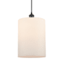 Innovations Lighting Cobbleskill 9" Wide Mini Pendant Matte White / Matte Black