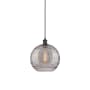 Innovations Lighting Athens Deco Swirl 12" Wide Suspension Pendant Matte Black
