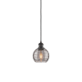 Innovations Lighting Athens Deco Swirl 6" Wide Suspension Mini Pendant Matte Black