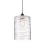Innovations Lighting Cobbleskill 9" Wide Mini Pendant Deco Swirl / Oil Rubbed Bronze