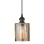 Innovations Lighting Cobbleskill 5" Wide Mini Pendant - Cord Suspension Oiled Rubbed Bronze / Mercury